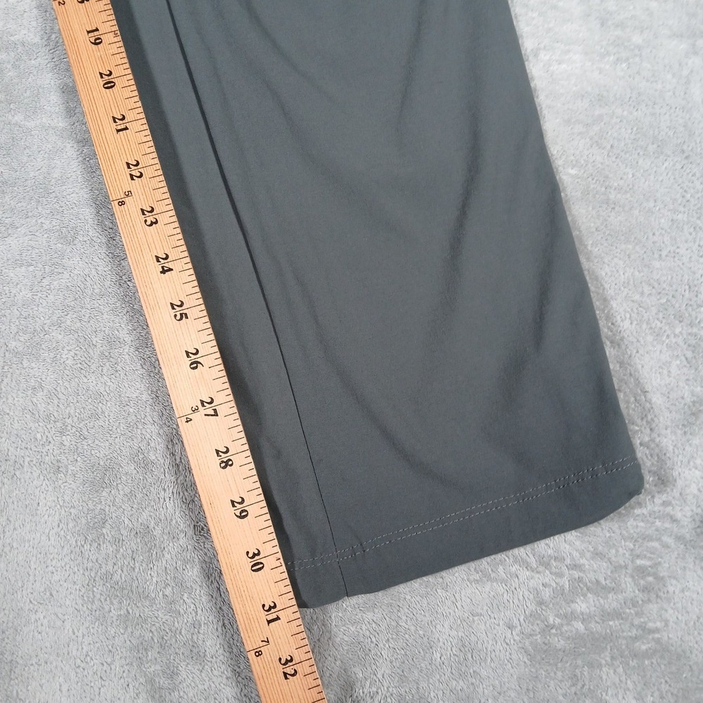 Columbia Convertible Pants Women's 14 Gray Omni-Shield Hiking Zip Off Shorts - Picture 8 of 10